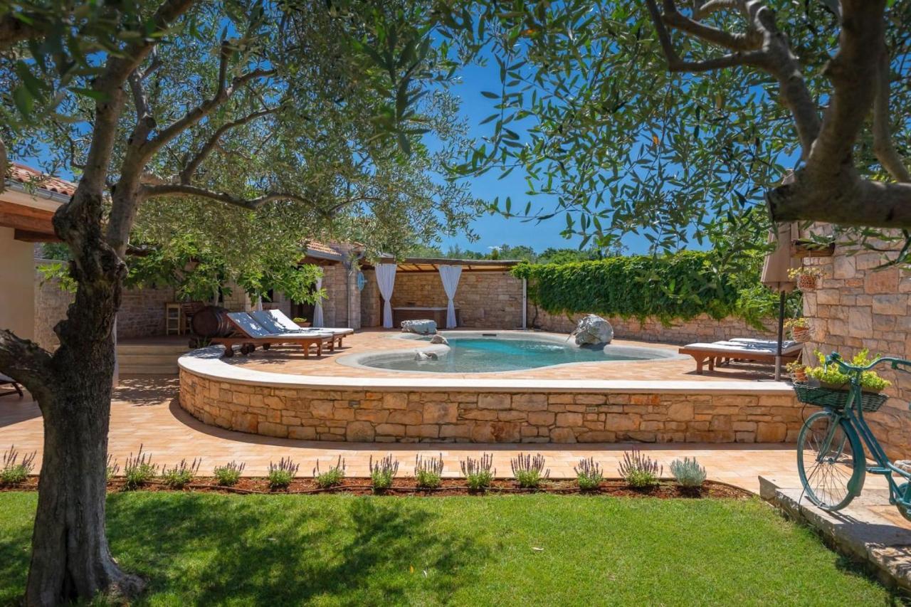 Family Villa Elizabeta With Pool In Umag Cepljani Exterior foto
